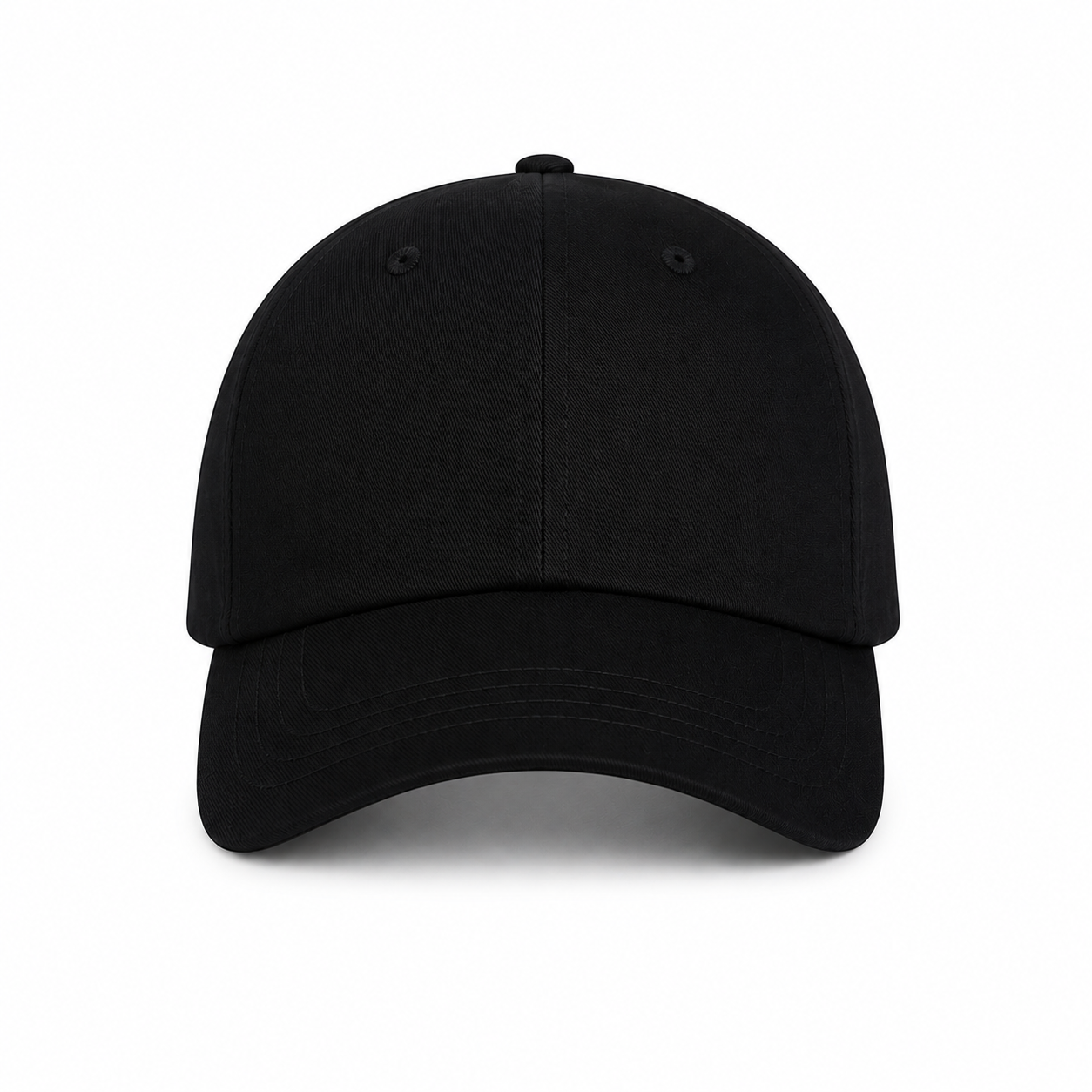 Black Polo Logo Baseball Cap