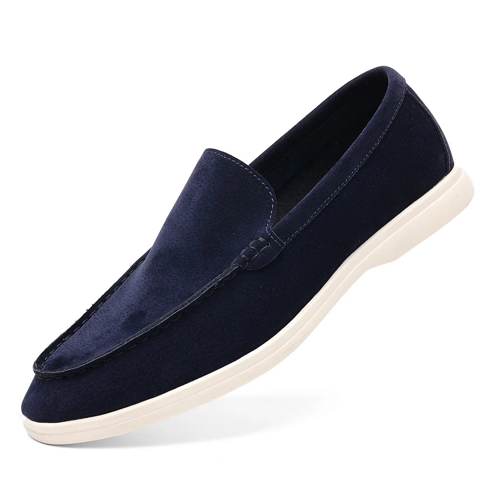 Minimalist Casual Suede Loafers