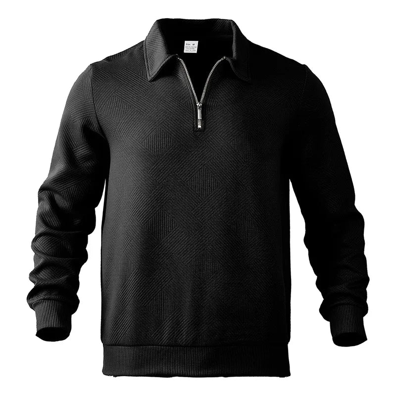 Modern Quarter Zip Knit Pullover