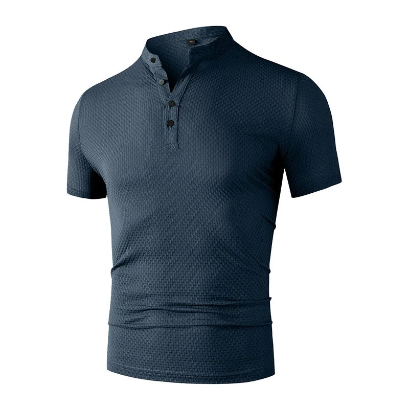Modern Slim Fit Mandarin Tee