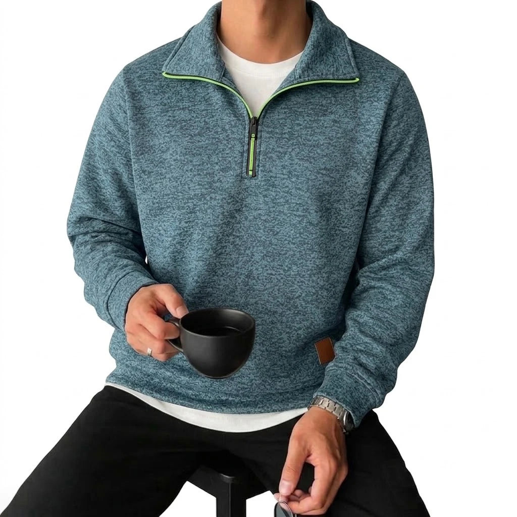 Modern Lightweight Knit Sweatshirt