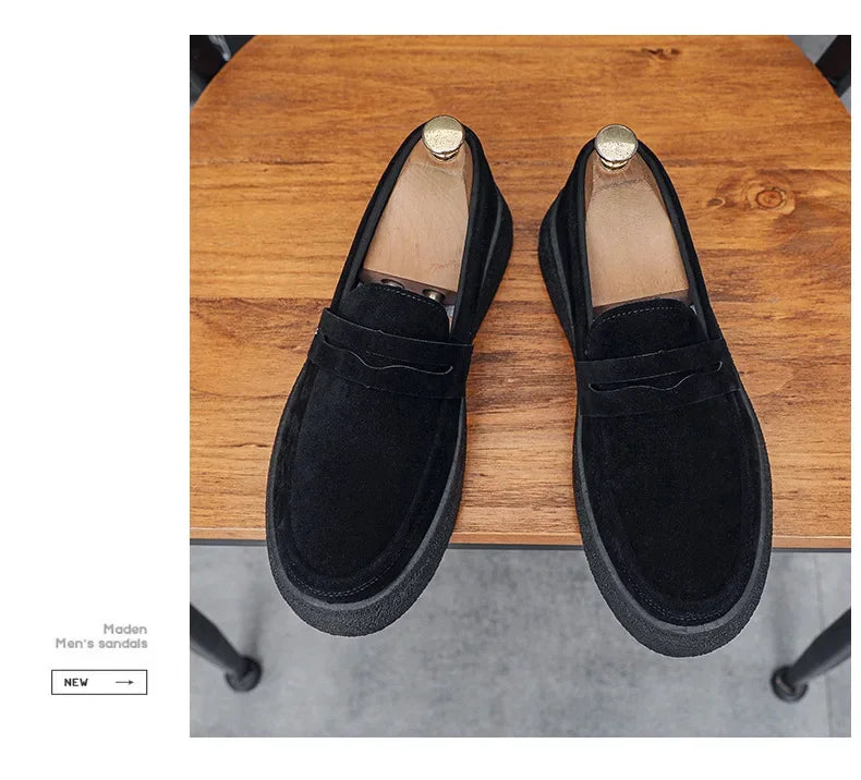 Comfortable Slip-On Penny Loafers