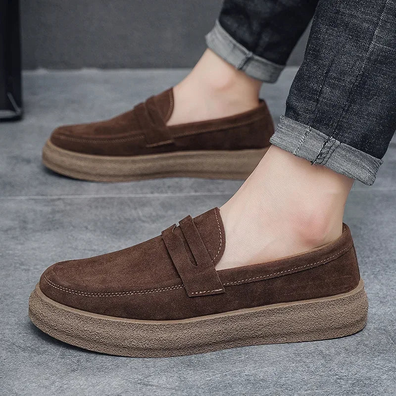 Comfortable Slip-On Penny Loafers