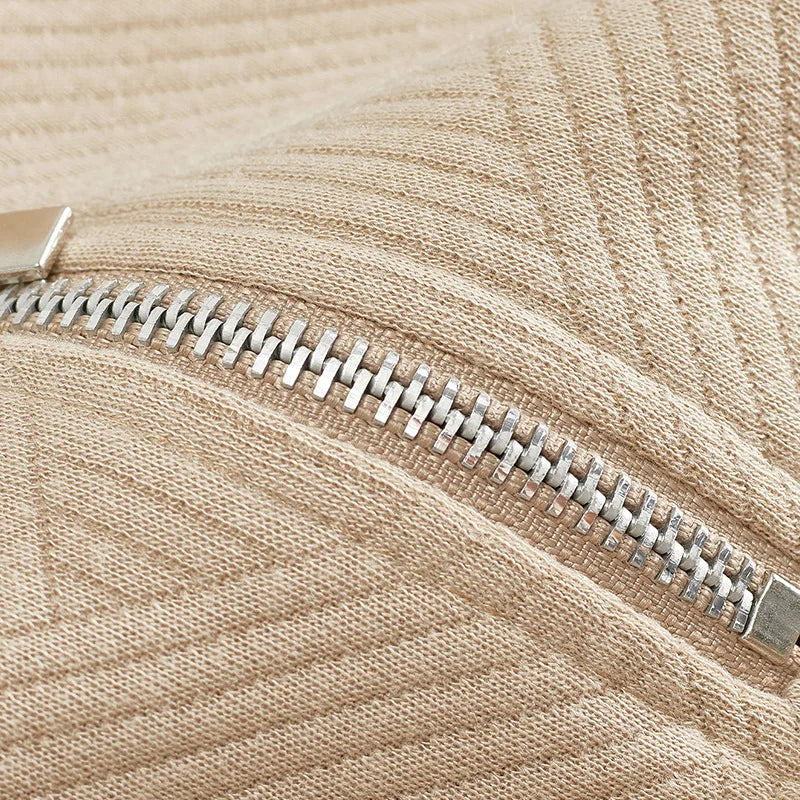 Modern Quarter Zip Knit Pullover