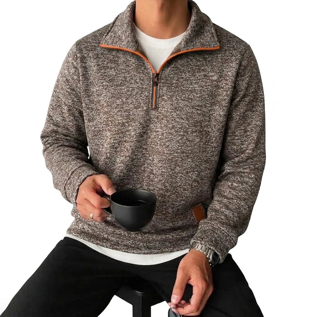 Modern Lightweight Knit Sweatshirt