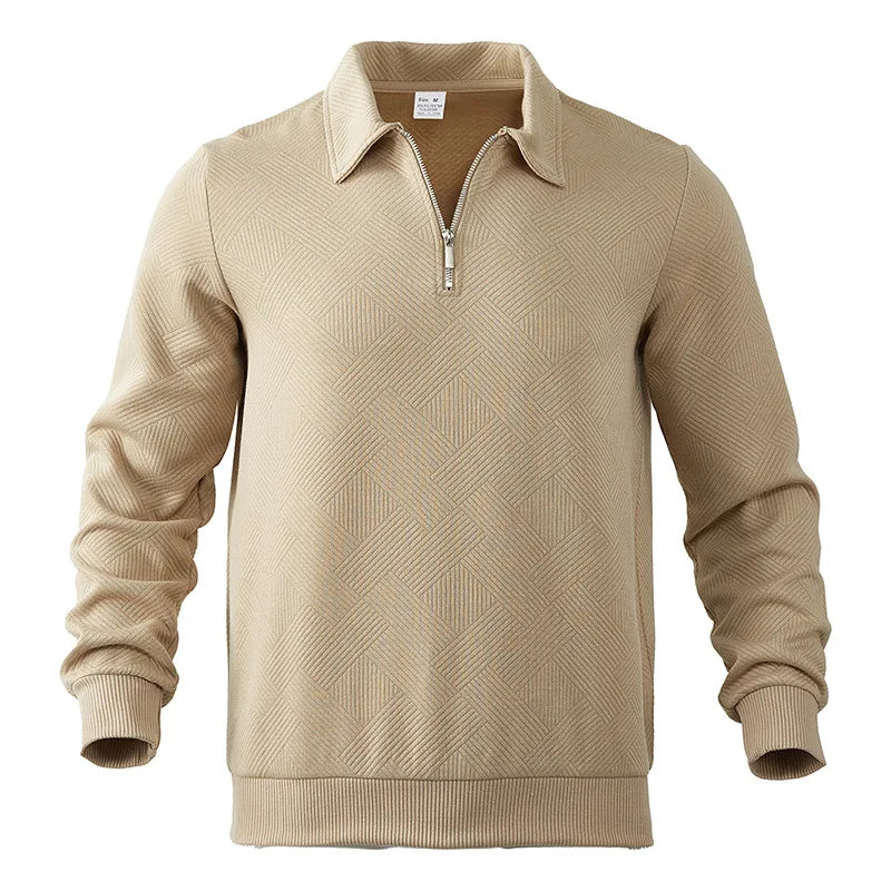 Modern Quarter Zip Knit Pullover