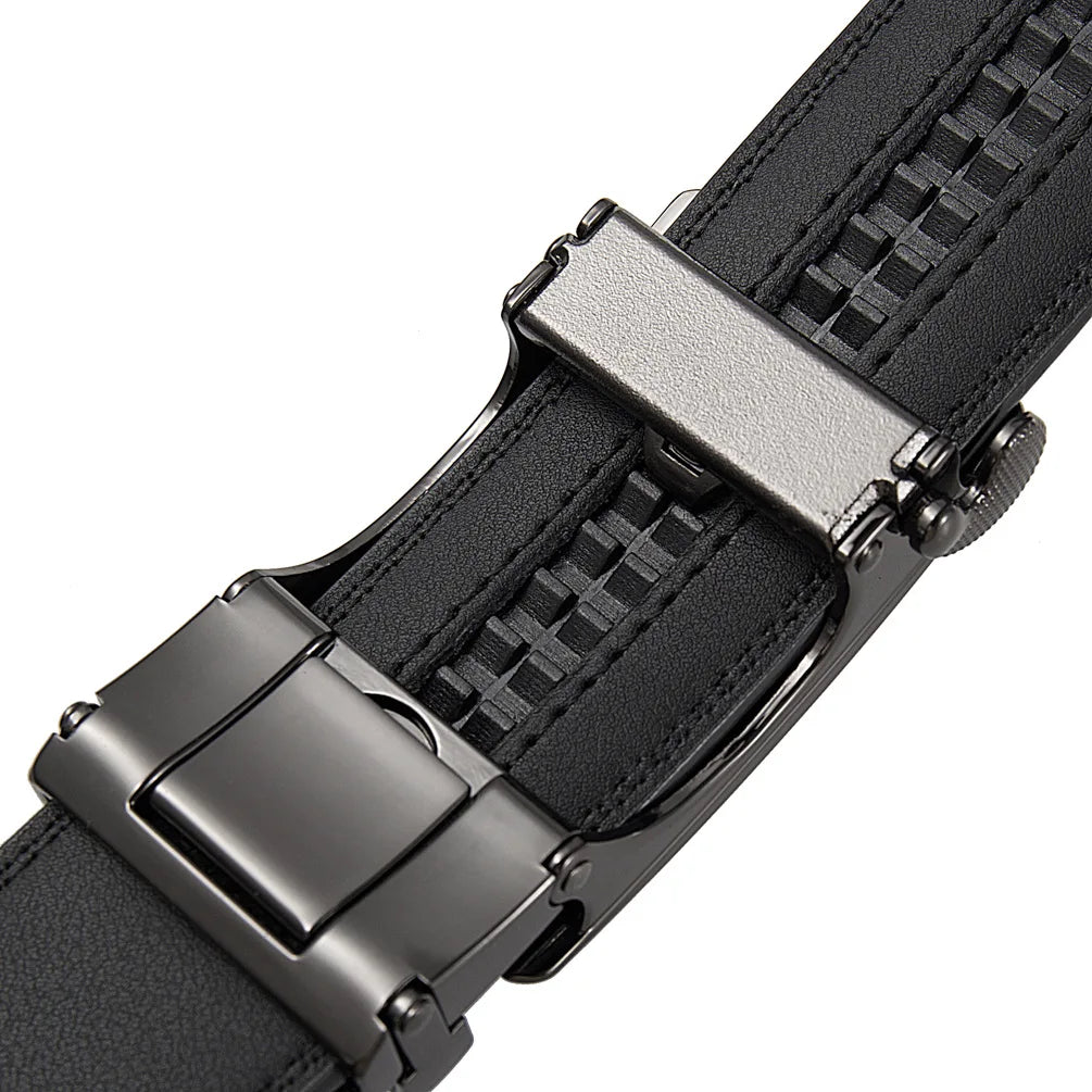 Premium Black Buckle Casual Belt