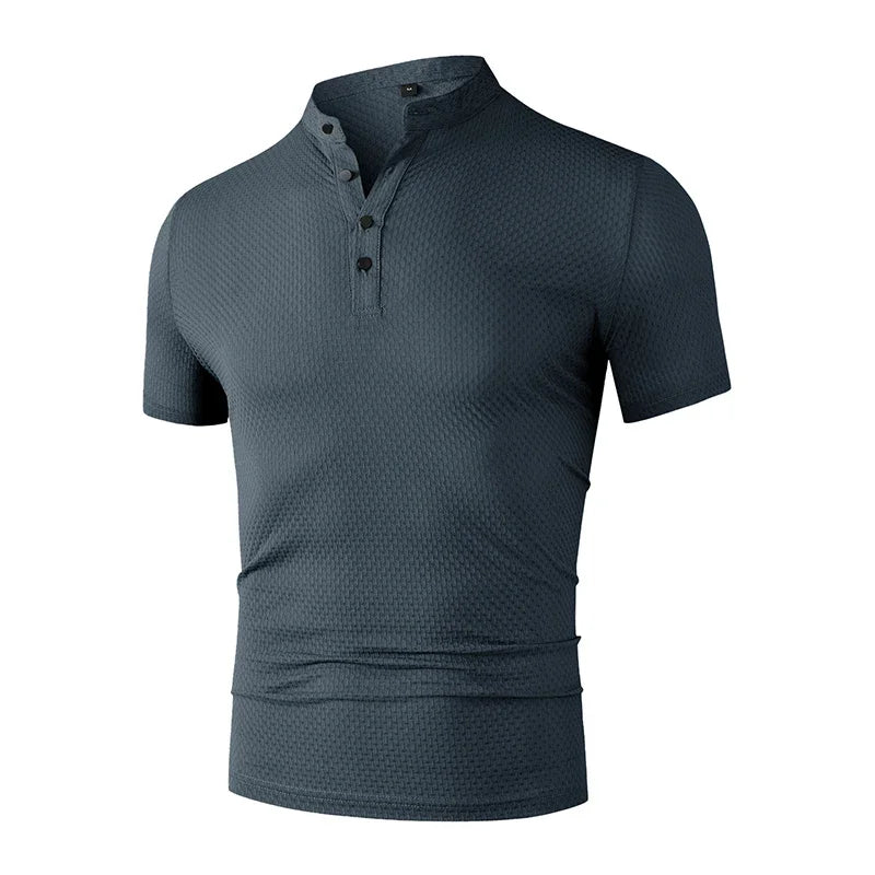 Modern Slim Fit Mandarin Tee