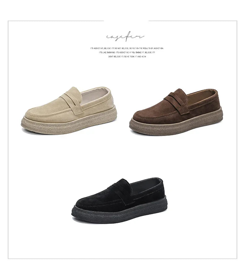 Comfortable Slip-On Penny Loafers