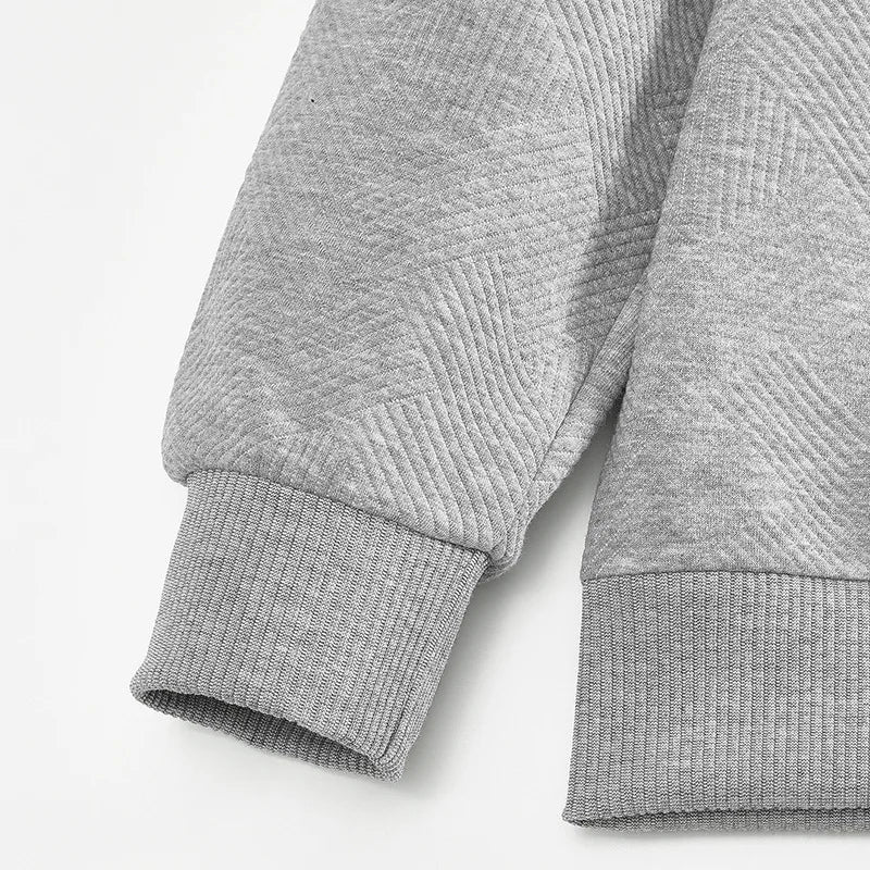 Modern Quarter Zip Knit Pullover
