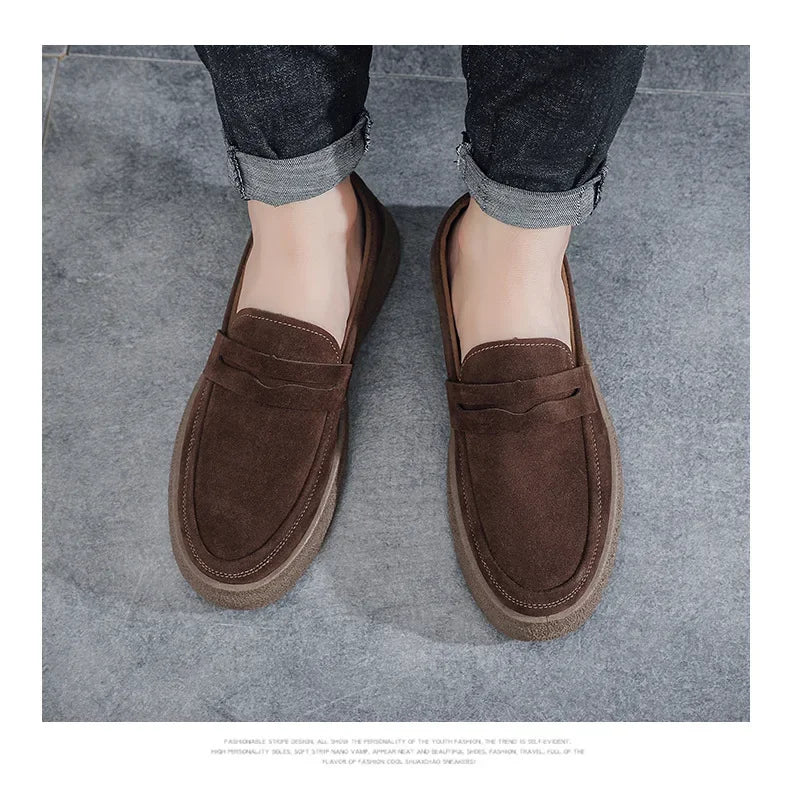 Comfortable Slip-On Penny Loafers