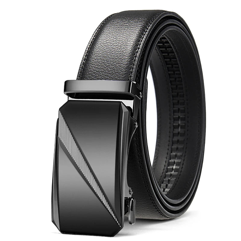 Premium Black Buckle Casual Belt