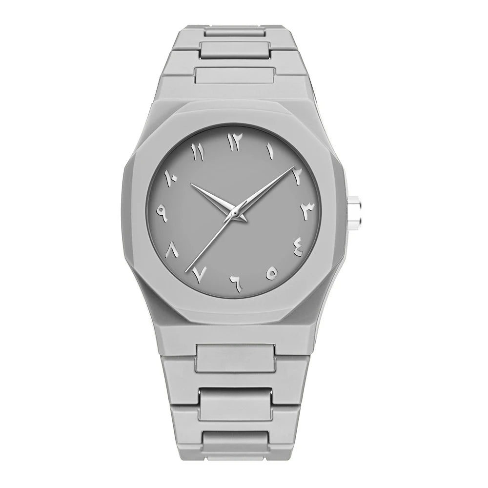 Minimalist Black Stainless Steel Watch