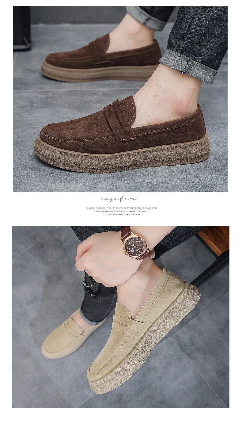 Comfortable Slip-On Penny Loafers