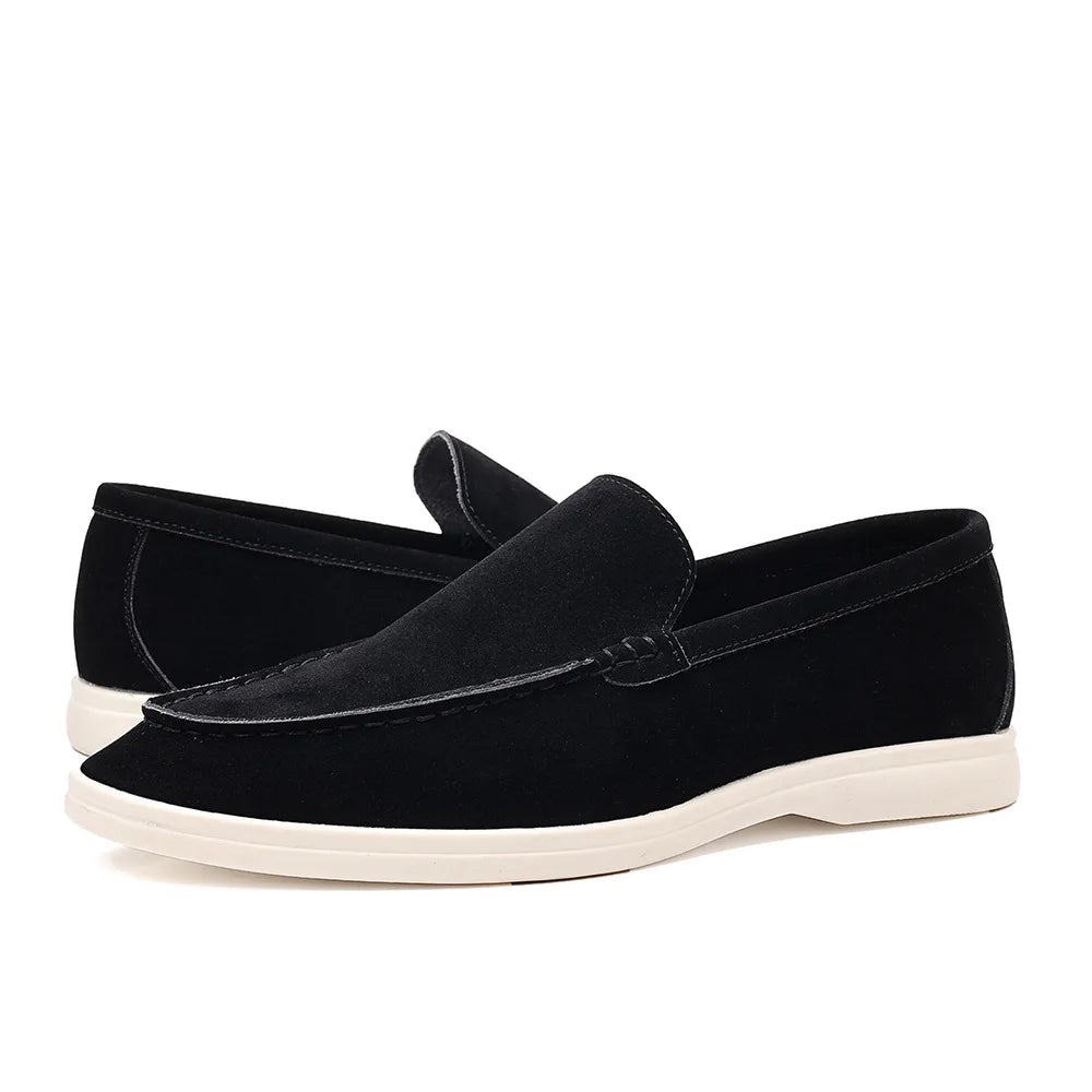 Minimalist Casual Suede Loafers