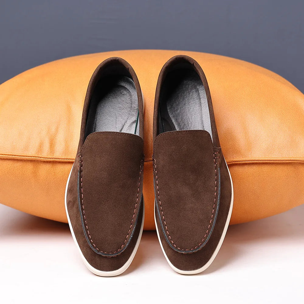 Minimalist Casual Suede Loafers