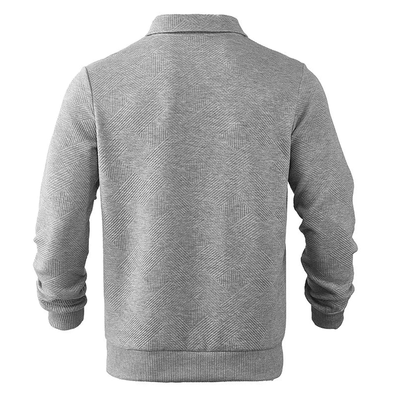 Modern Quarter Zip Knit Pullover