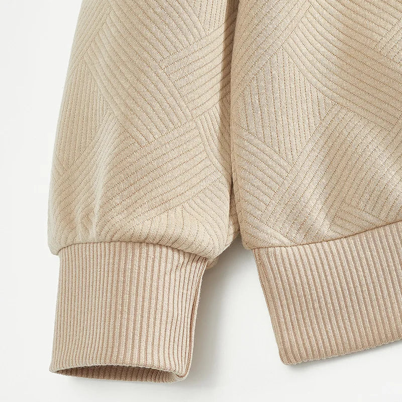 Modern Quarter Zip Knit Pullover