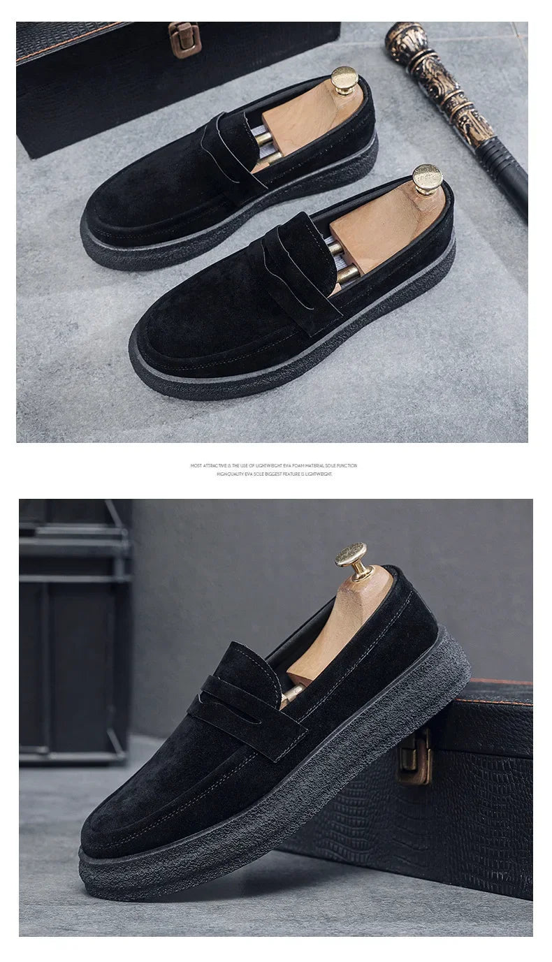 Comfortable Slip-On Penny Loafers