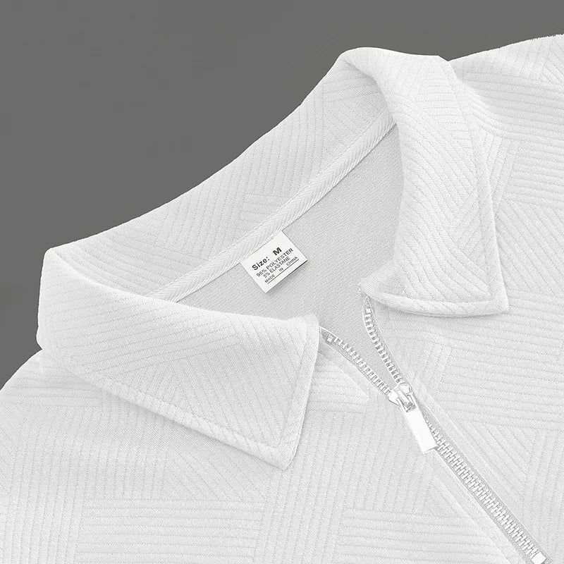 Modern Quarter Zip Knit Pullover