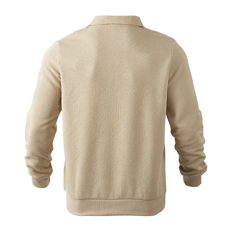 Modern Quarter Zip Knit Pullover