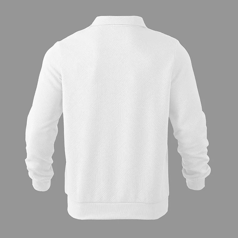 Modern Quarter Zip Knit Pullover