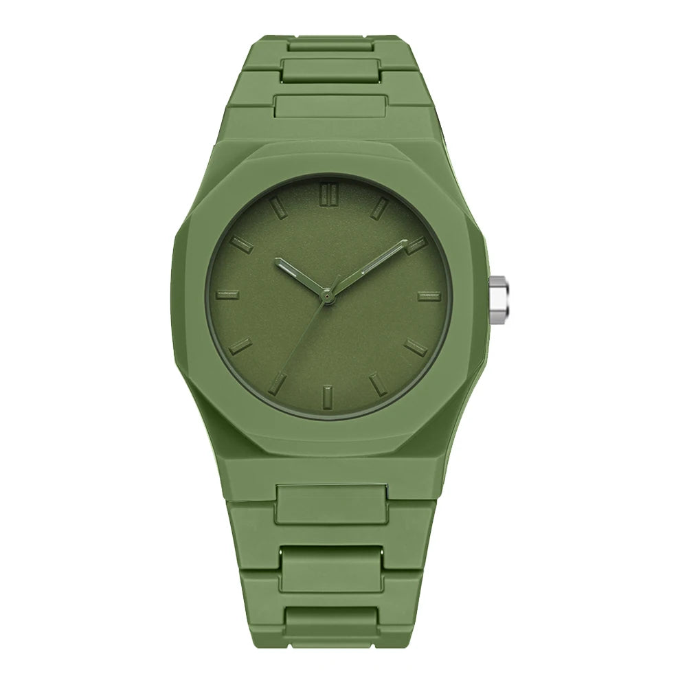 Minimalist Black Stainless Steel Watch
