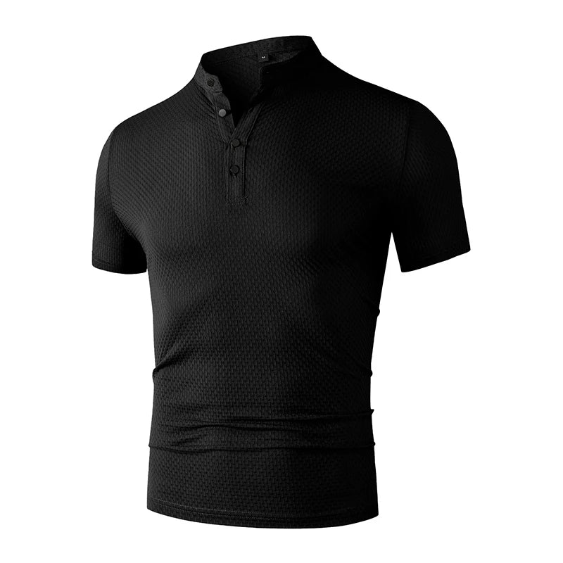 Modern Slim Fit Mandarin Tee