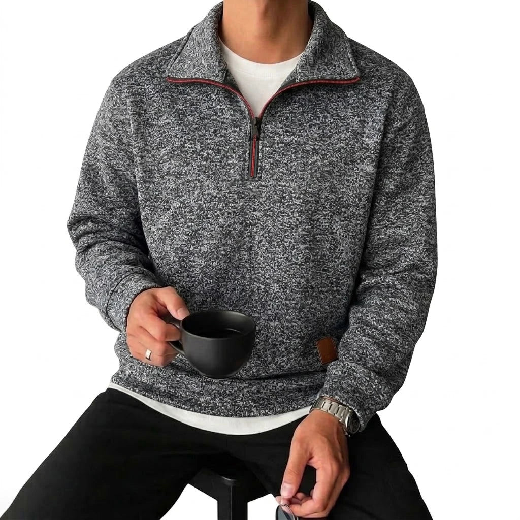 Modern Lightweight Knit Sweatshirt