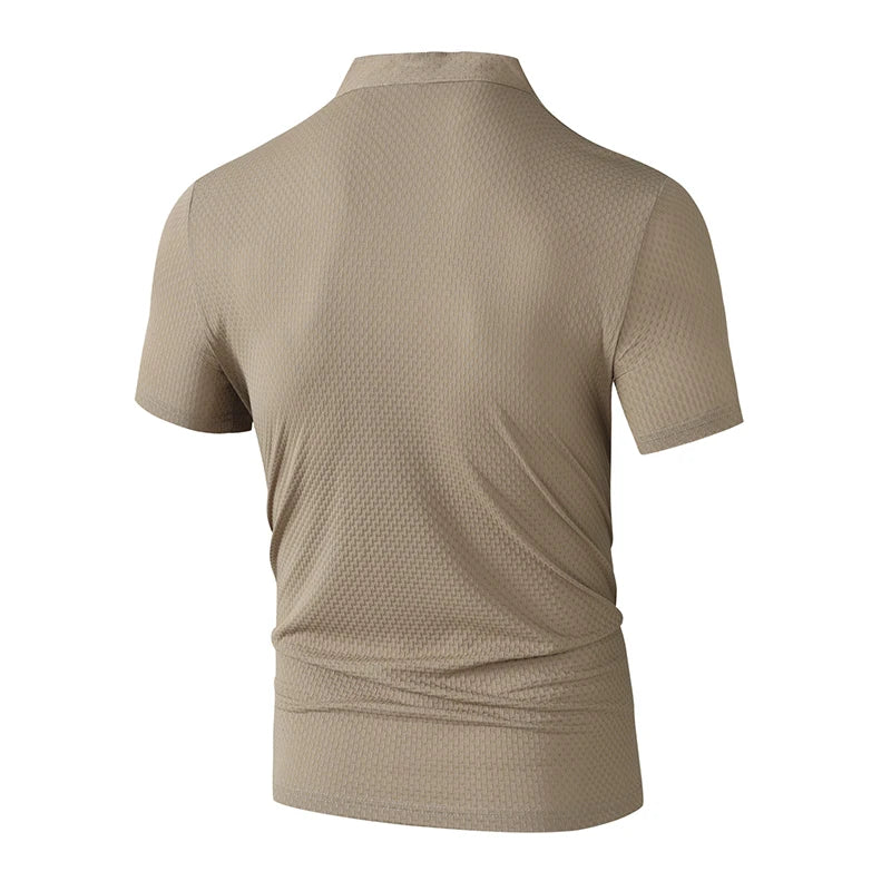 Modern Slim Fit Mandarin Tee
