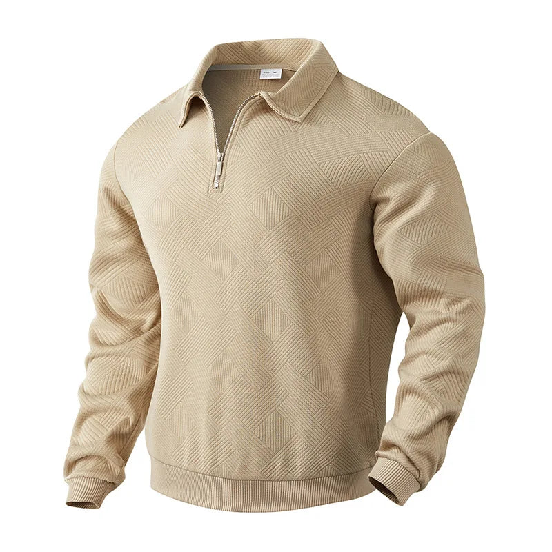 Modern Quarter Zip Knit Pullover
