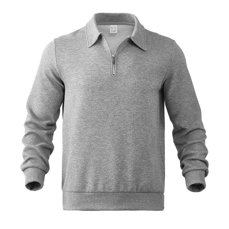 Modern Quarter Zip Knit Pullover
