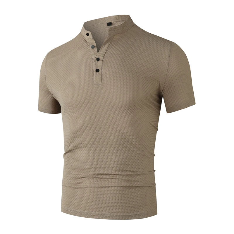 Modern Slim Fit Mandarin Tee