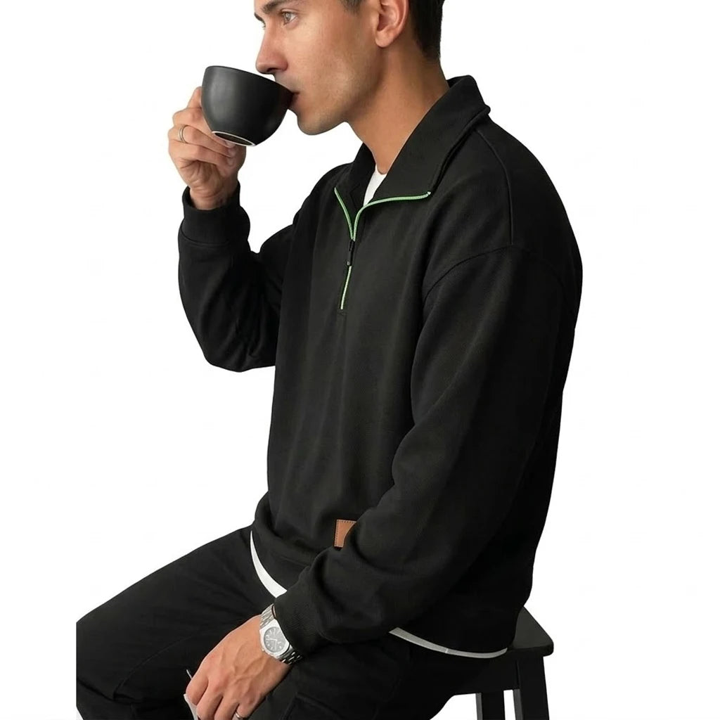 Modern Lightweight Knit Sweatshirt