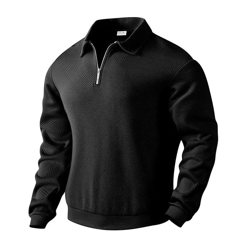 Modern Quarter Zip Knit Pullover