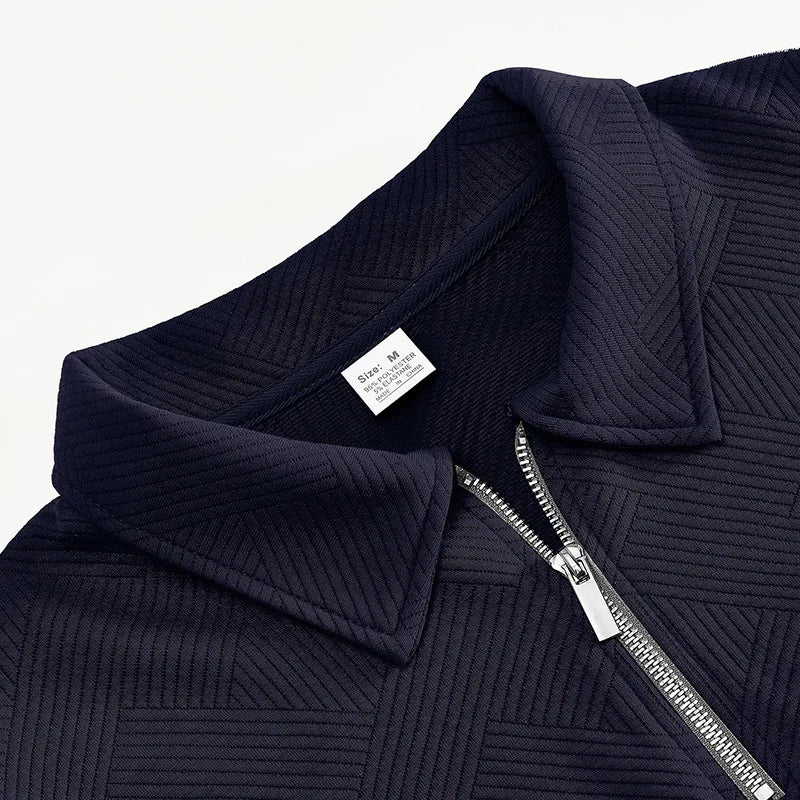 Modern Quarter Zip Knit Pullover