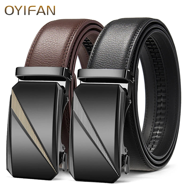 Premium Black Buckle Casual Belt