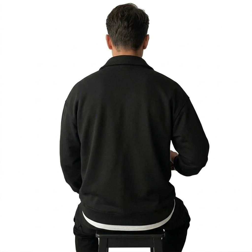 Modern Lightweight Knit Sweatshirt