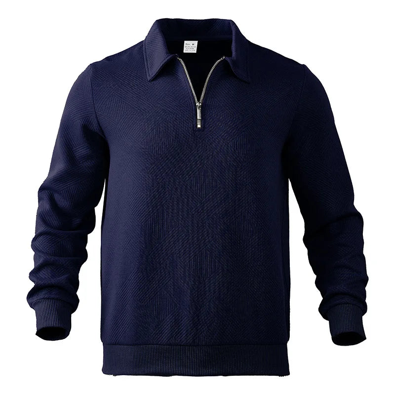 Modern Quarter Zip Knit Pullover