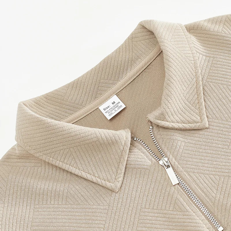 Modern Quarter Zip Knit Pullover
