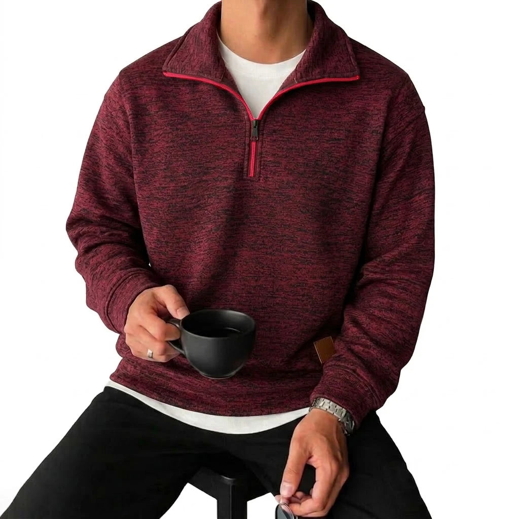 Modern Lightweight Knit Sweatshirt