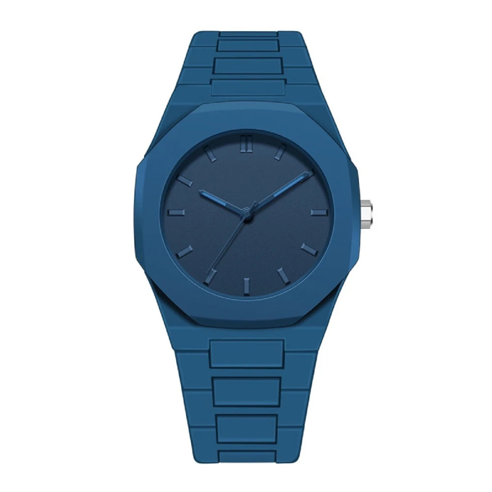 Minimalist Black Stainless Steel Watch