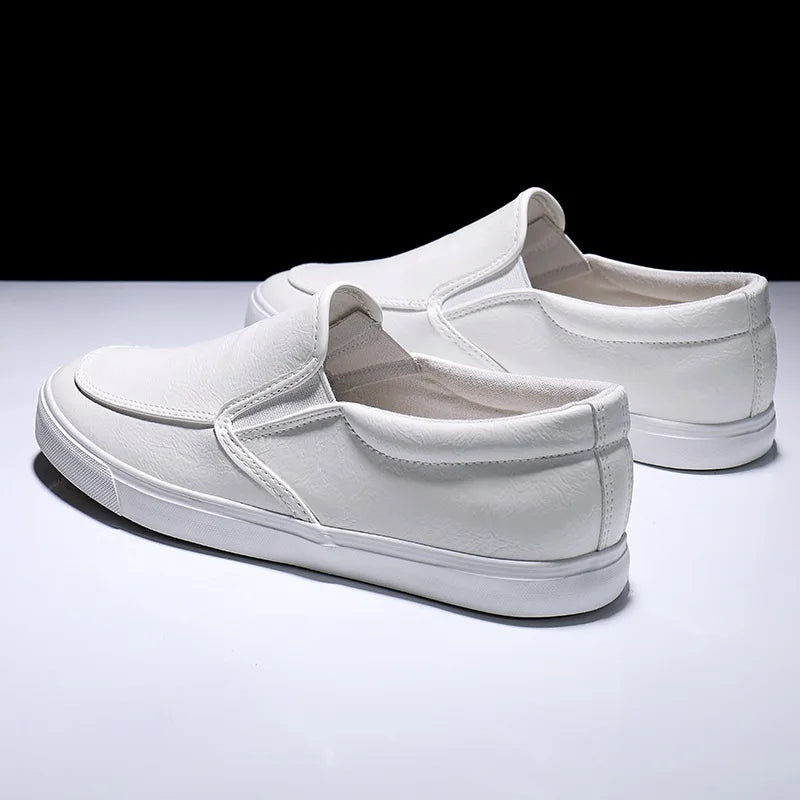 Minimalist All-White Casual Shoes