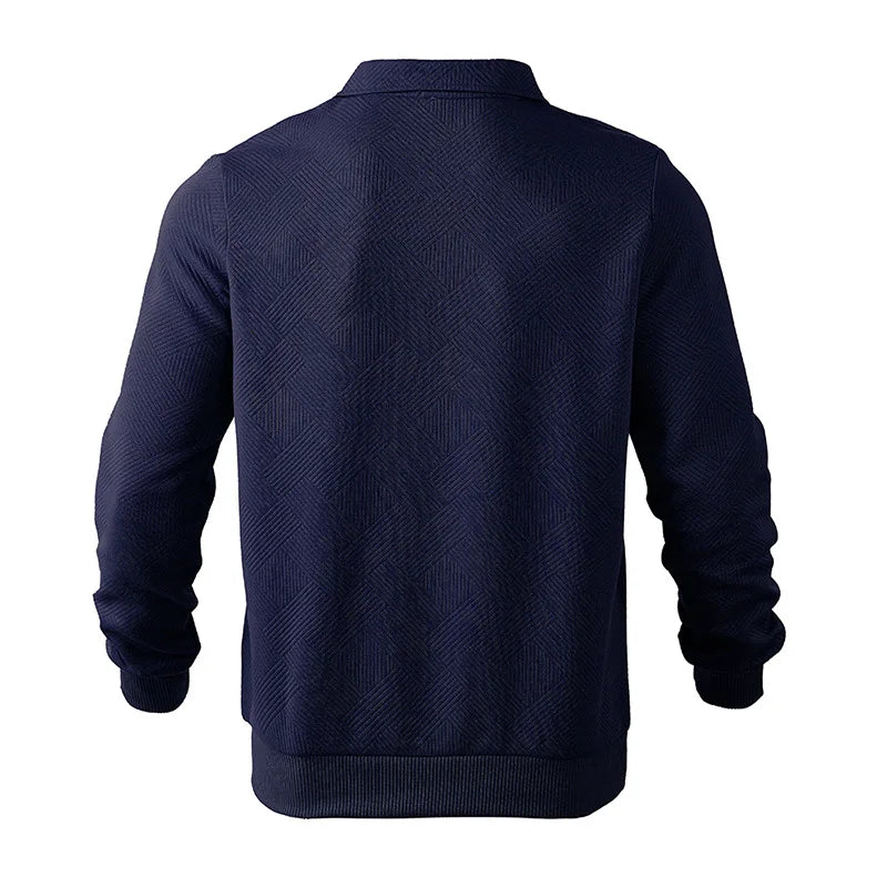 Modern Quarter Zip Knit Pullover