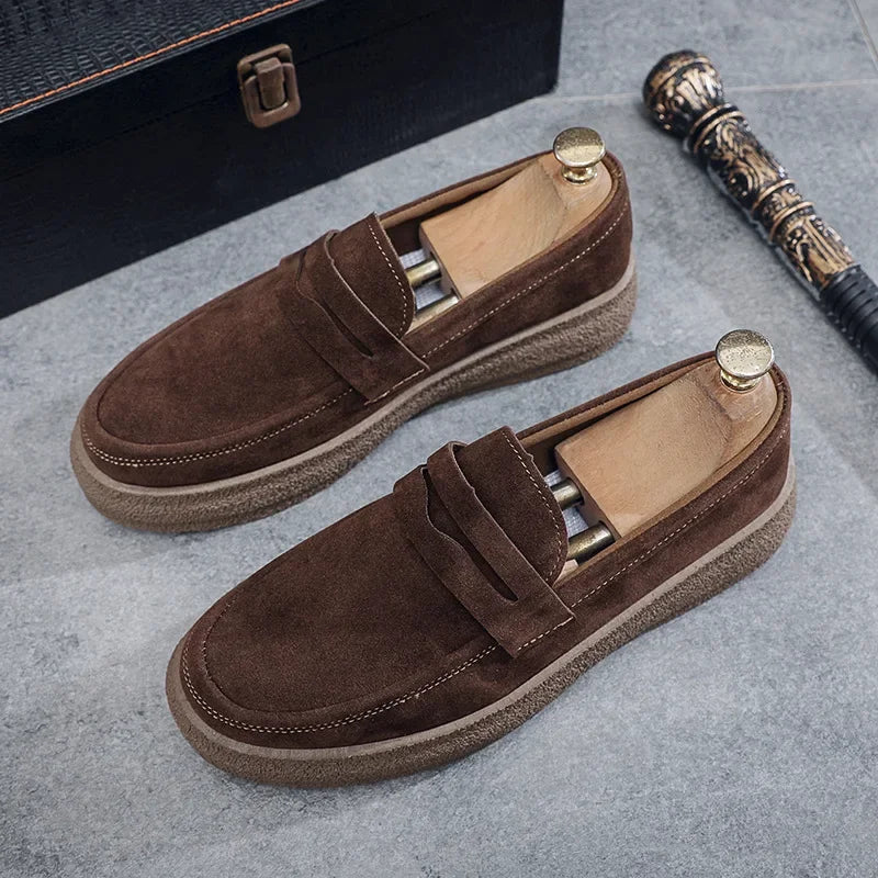 Comfortable Slip-On Penny Loafers