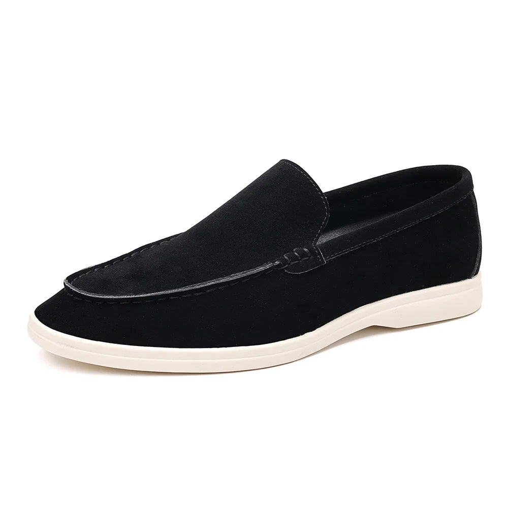 Minimalist Casual Suede Loafers