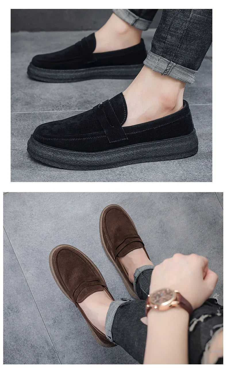 Comfortable Slip-On Penny Loafers