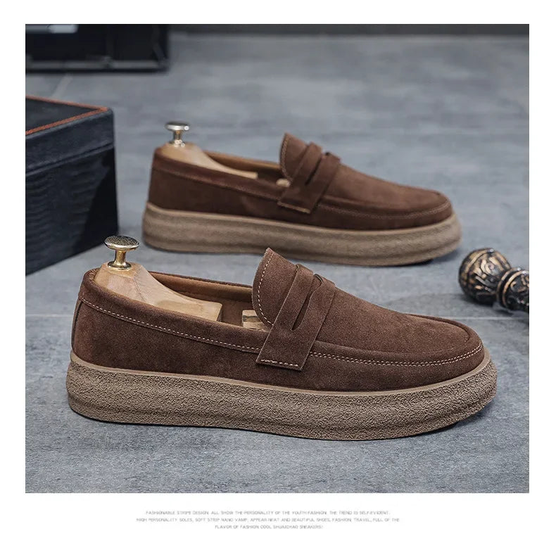 Comfortable Slip-On Penny Loafers