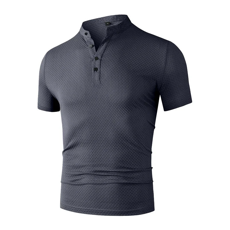 Modern Slim Fit Mandarin Tee