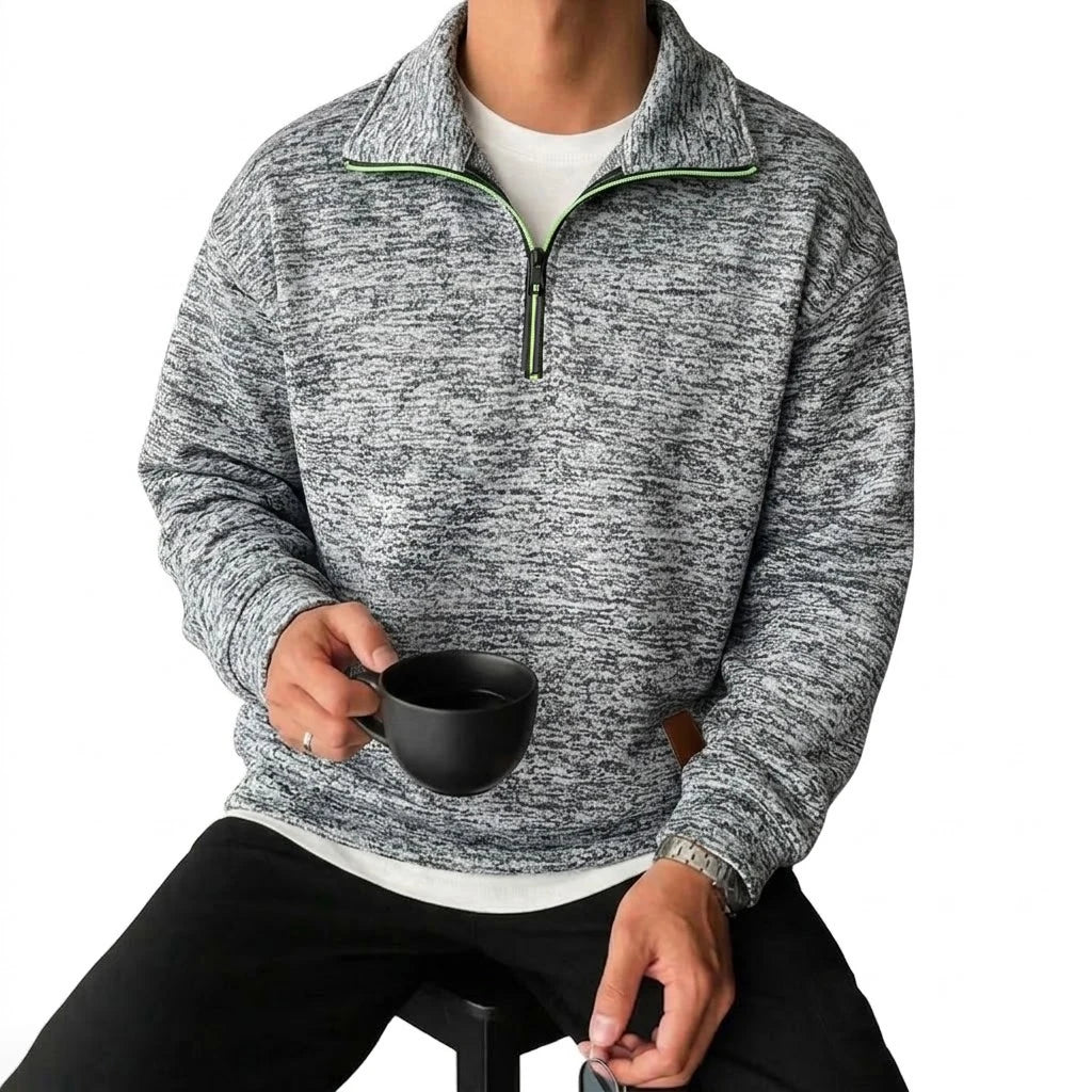 Modern Lightweight Knit Sweatshirt